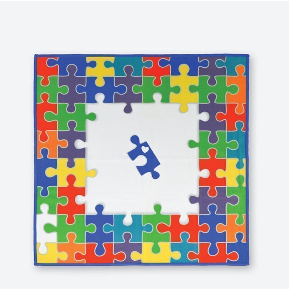Norwex Window Cloth Puzzle Pieces Limited Edition NWT
